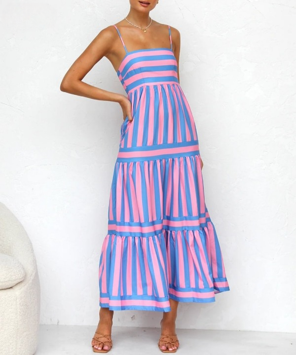 JULIE™ | Striped Elegance Dress