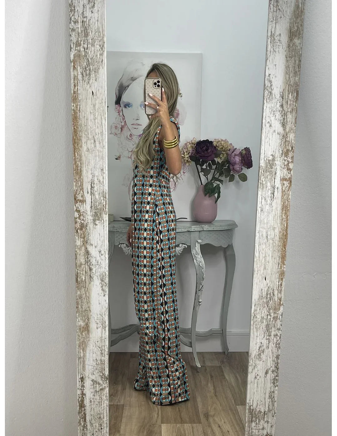 Celestia™ | Geometric Maxi Dress