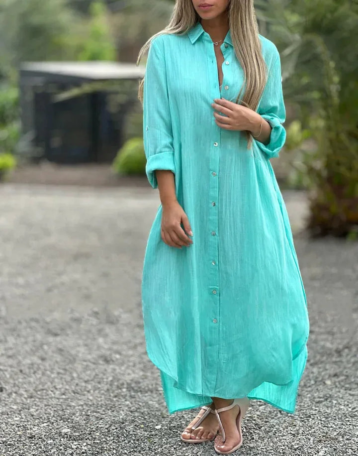 ROSIE™ | Button-Down Maxi Dress