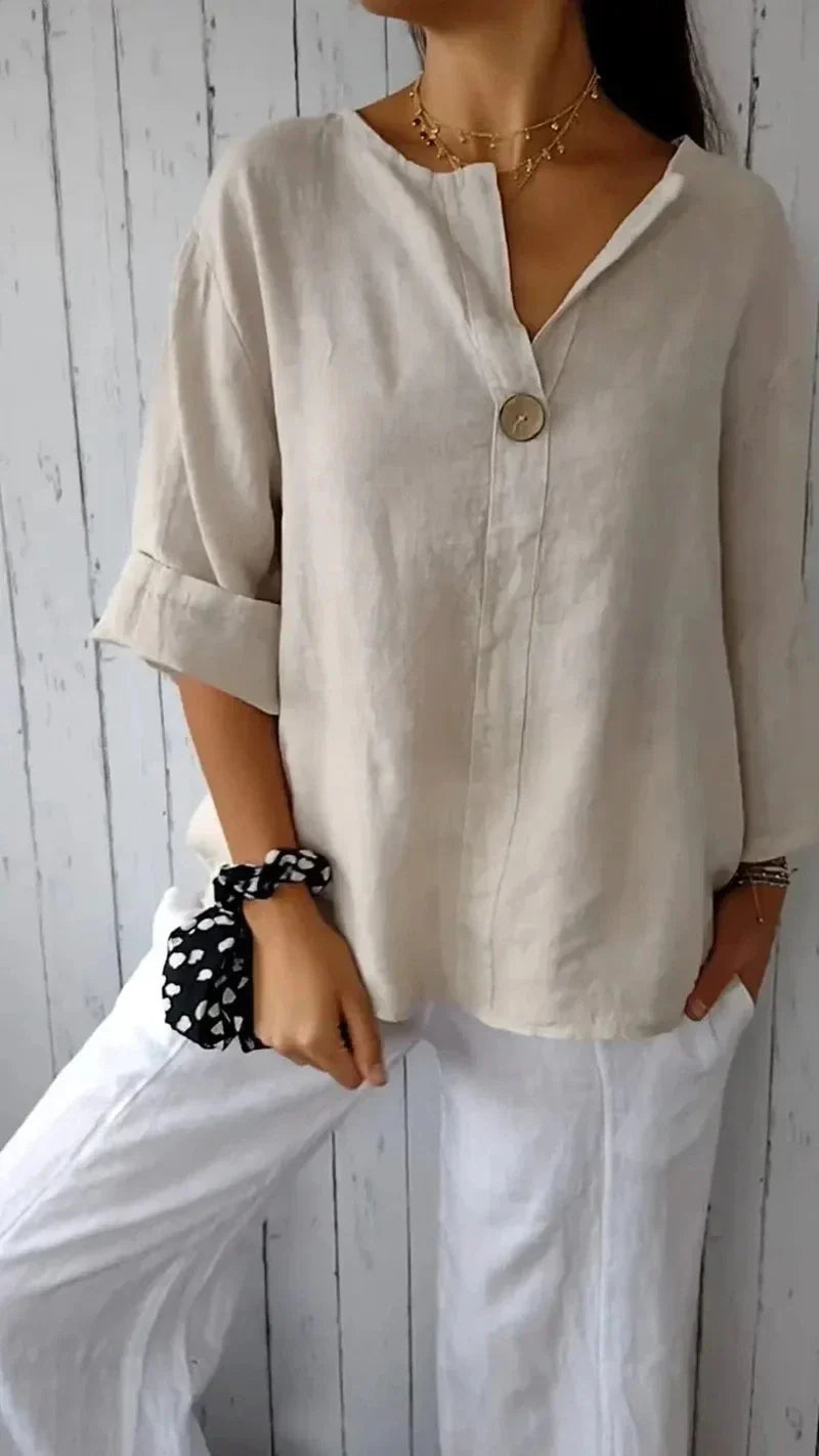 Harper™ | Linen Blouse