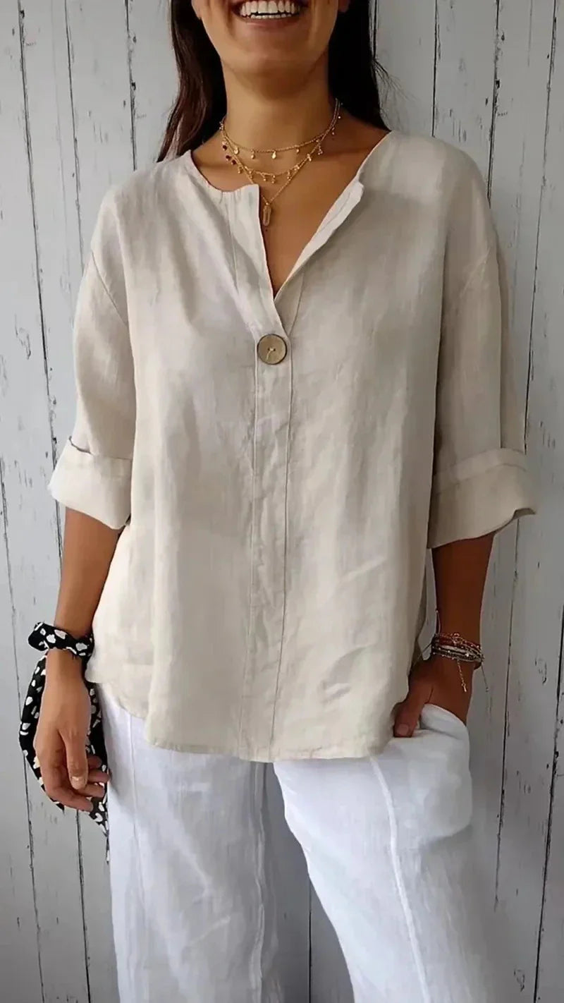 Harper™ | Linen Blouse