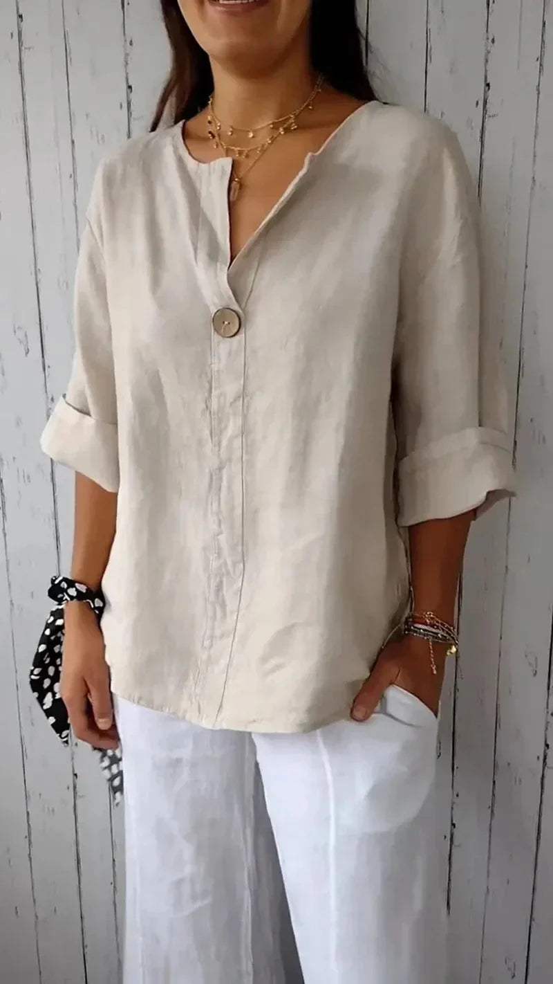 Harper™ | Linen Blouse