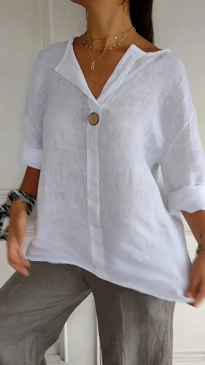 Harper™ | Linen Blouse